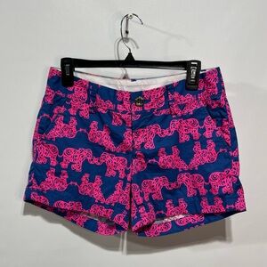 Lilly Pulitzer Elephant Print 100%‎ Cotton Size 0